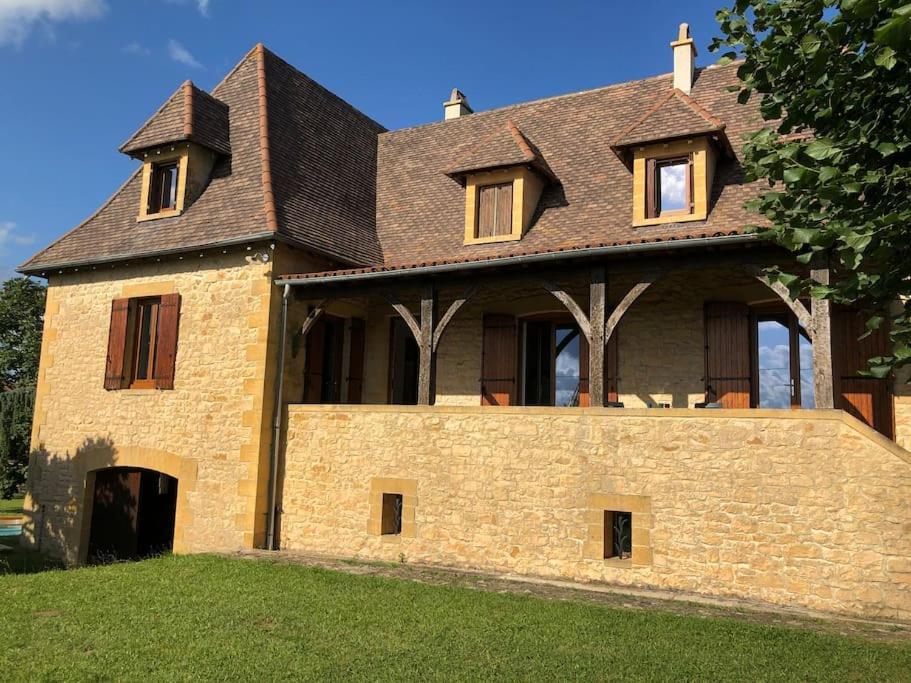 Grande Maison En Perigord A 10 Mn De Sarlat Marquay Kültér fotó